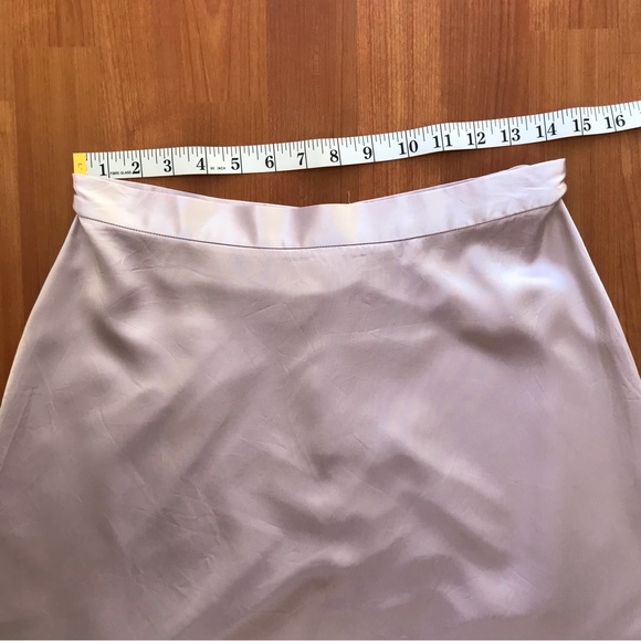 💕HOST PICK💕ALAGO | Lilac Purple Satin A-Line Maxi Formal Occasion Skirt Sz 10 - Picture 15 of 17